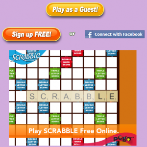 Browser game Scrabble gratis online