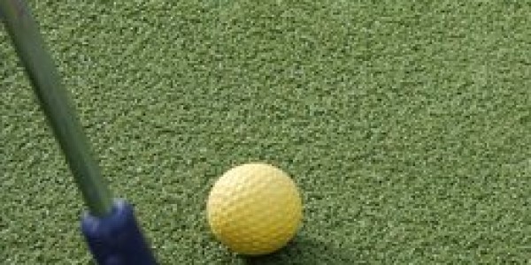 buca minigolf pallina