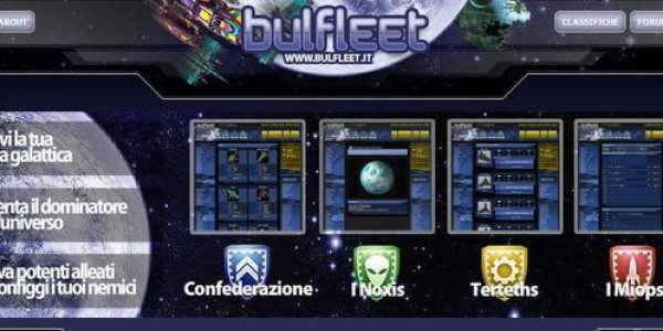 Bulfleet, browser game strategico spaziale