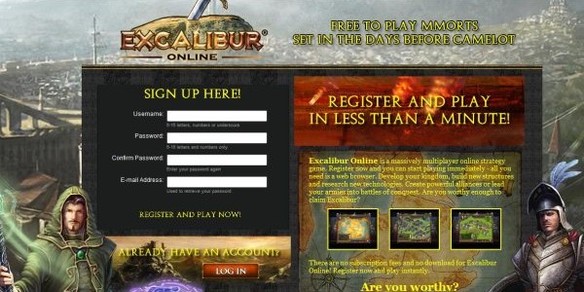 Excalibur Online: browsergame multiplayer di strategia