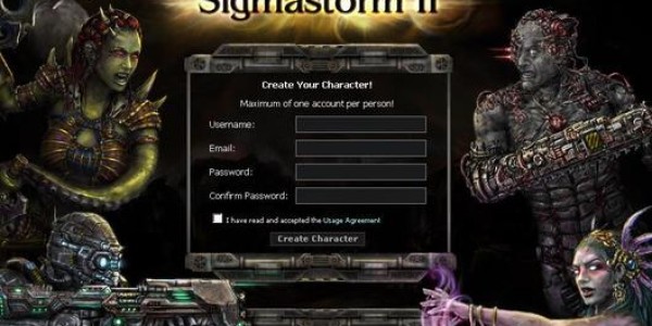 Sigmastorm: browser game rpg futuristico