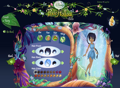 pixie hollow online game play