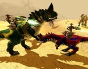 Dino Storm: gioco di ruolo con dinosauri e pistole laser