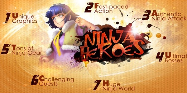 Ninja Heroes: nuovo gioco di ruolo ispirato a Naruto