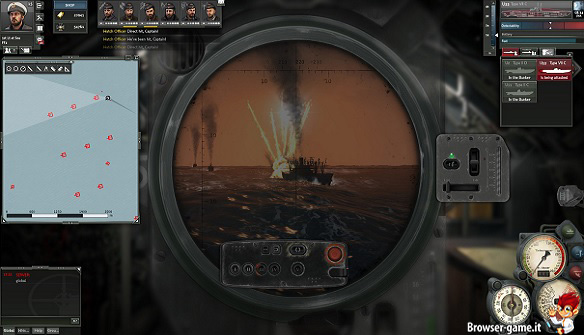 Vista sottomarino in Silent Hunter Online
