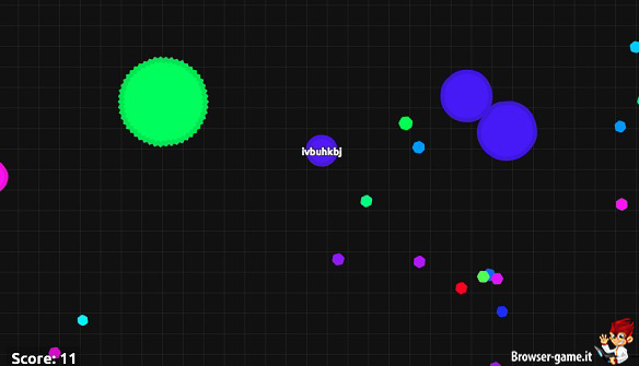 Agar.io gameplay